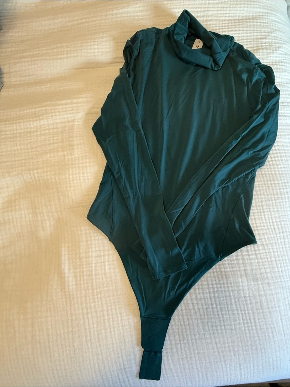 lululemon athletica Teal Green Long-Sleeve Top